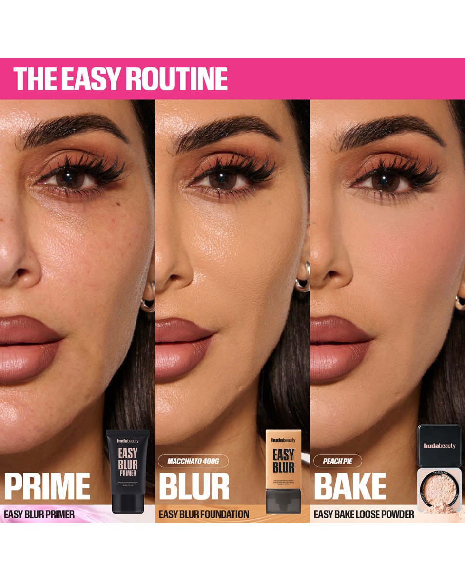 HUDA BEAUTY EASY BLUR NATURAL AIRBRUSH FOUNDATION 455 WARM - Peanut Buttercup 4