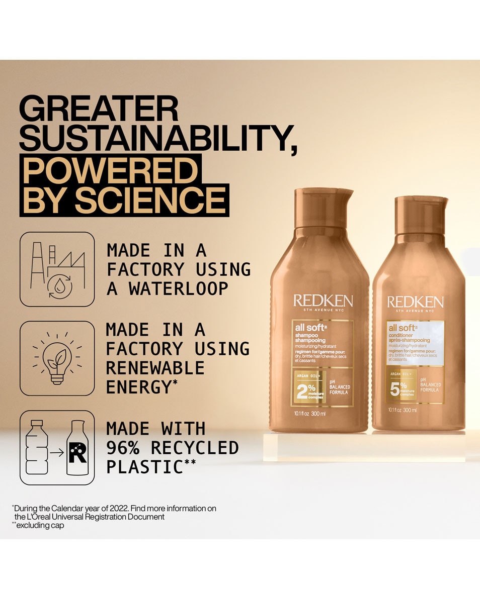 REDKEN All Soft Apr s-shampooing - pour cheveux secs 300 ML 4