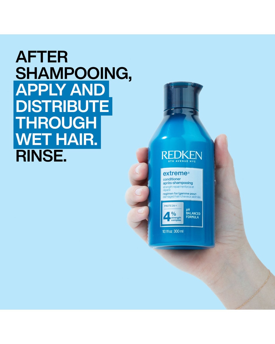 REDKEN Extreme Versterkende conditioner voor beschadigd & breekbaar haar 300 ML 4