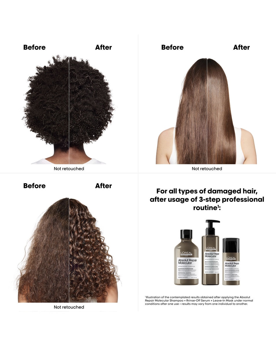 Shampooing tous types de cheveux abîmés