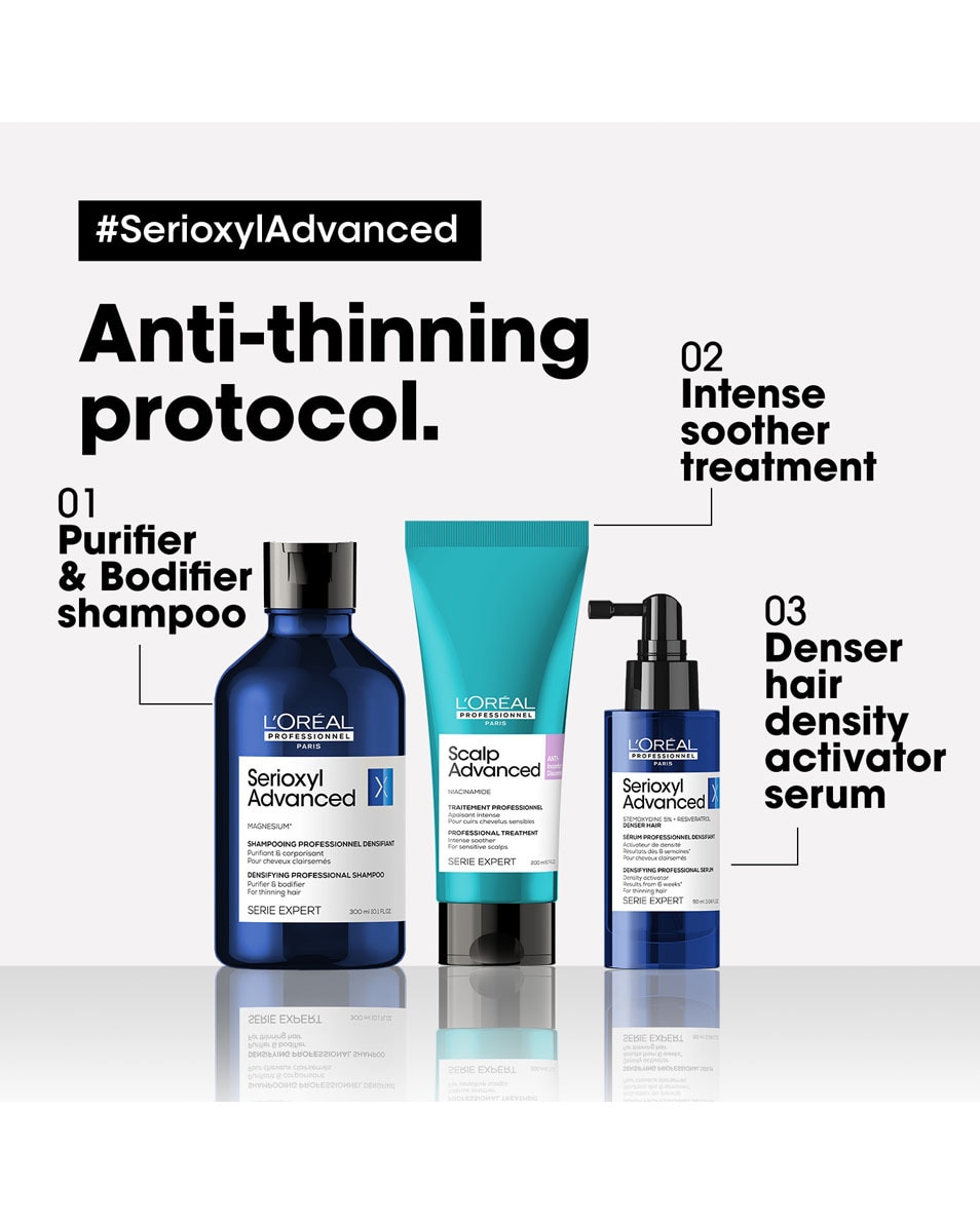 Sérum densifiant pour cheveux fins