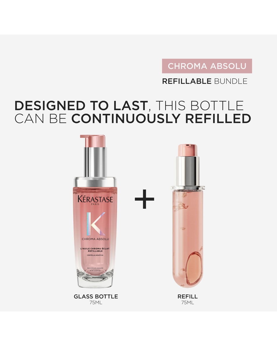 Huile sublimatrice de brillance - pour cheveux colorés