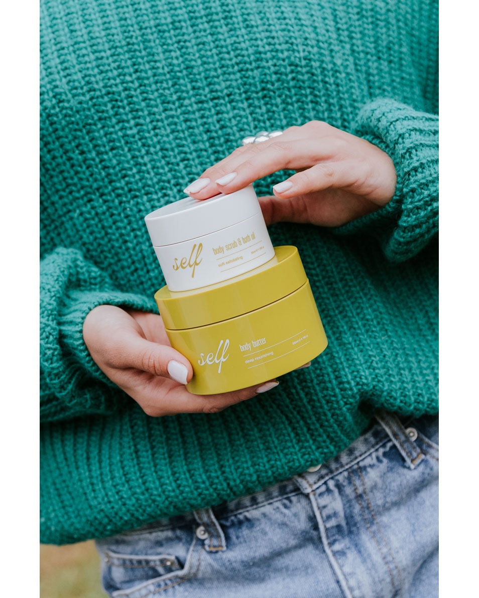 Body scrub en badolie