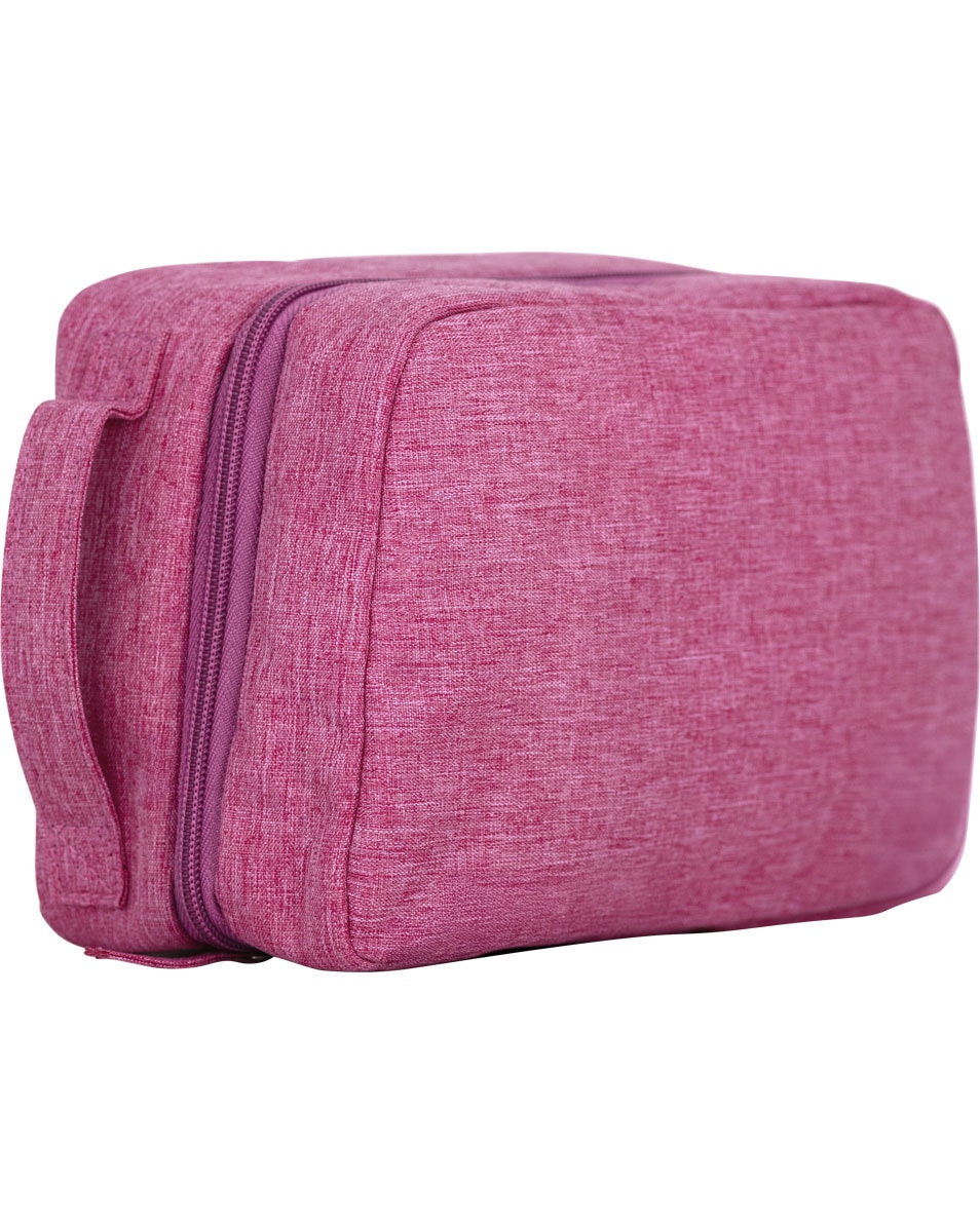 Trousse de toilette de voyage fuschia