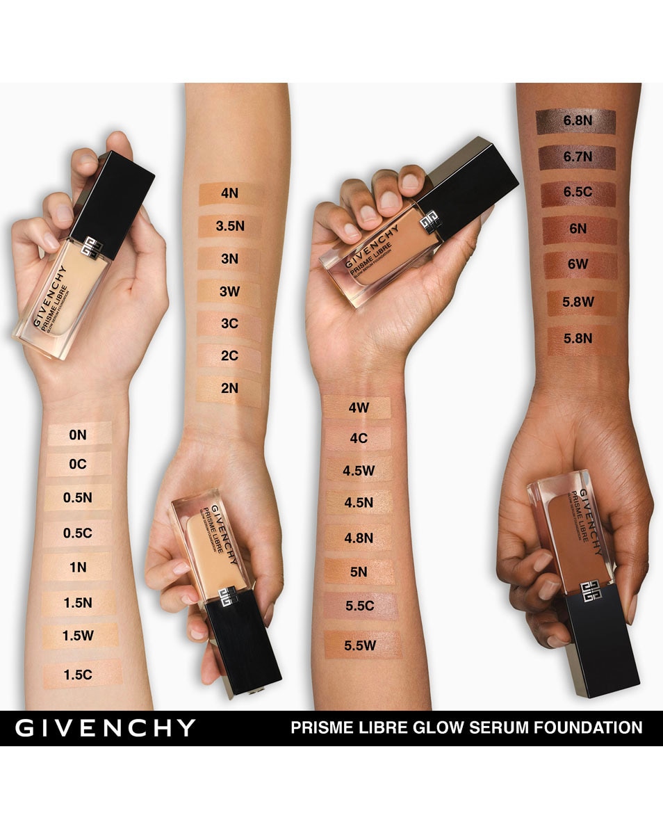 GIVENCHY COSMETICS PRISME LIBRE PRISME LIBRE GLOW SERUM FOUNDATION 0C 0C 4
