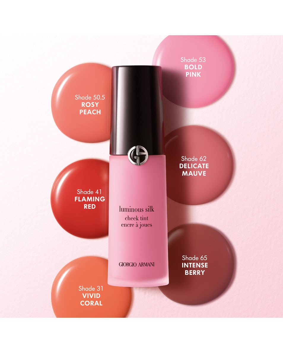ARMANI BEAUTY Luminous Silk Cheek Tint Vloeibare blush zijdezachte textuur 65 - Intense Berry 4