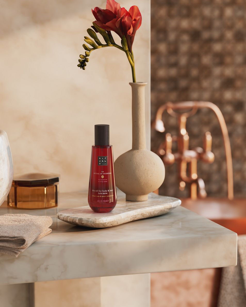 droge olie voor lichaam & haar