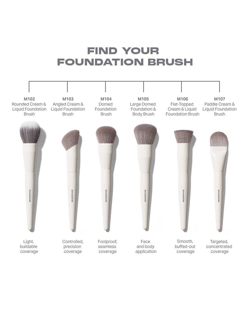 M104 DOMED FOUNDATION BRUSH