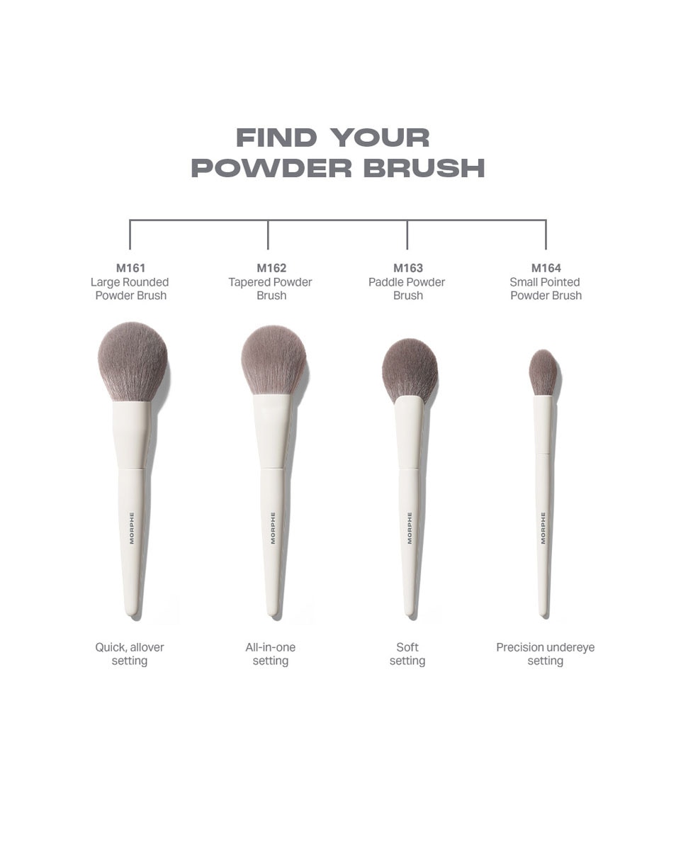 M161 LARGE ROUNDED POWDER BRUSH