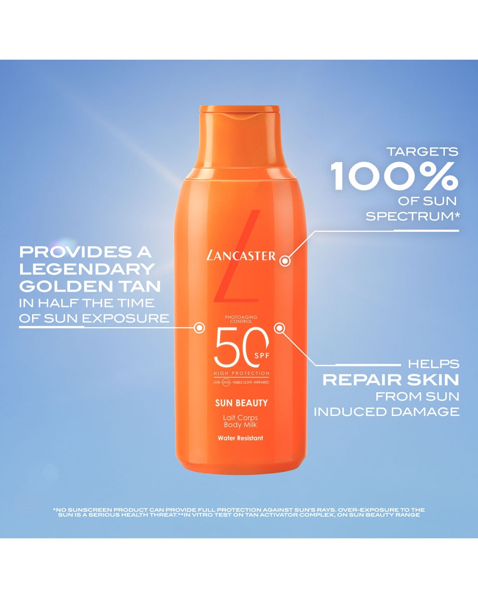 LANCASTER Sun Beauty Body Milk SPF50 100 ML 4