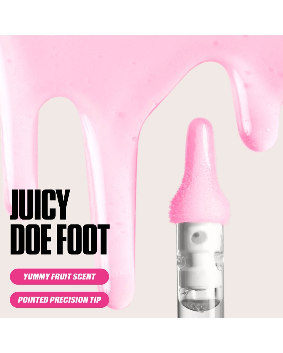 HUDA BEAUTY FAUX FILLER JELLY LIP OIL JUICY PEACH 4