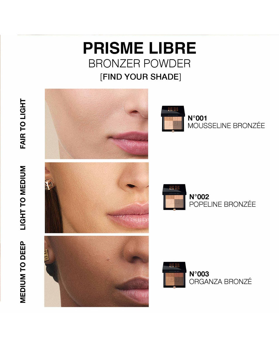 GIVENCHY COSMETICS PRISME LIBRE 4-COLOR BRONZING & SCULPTING POWDER H002 4
