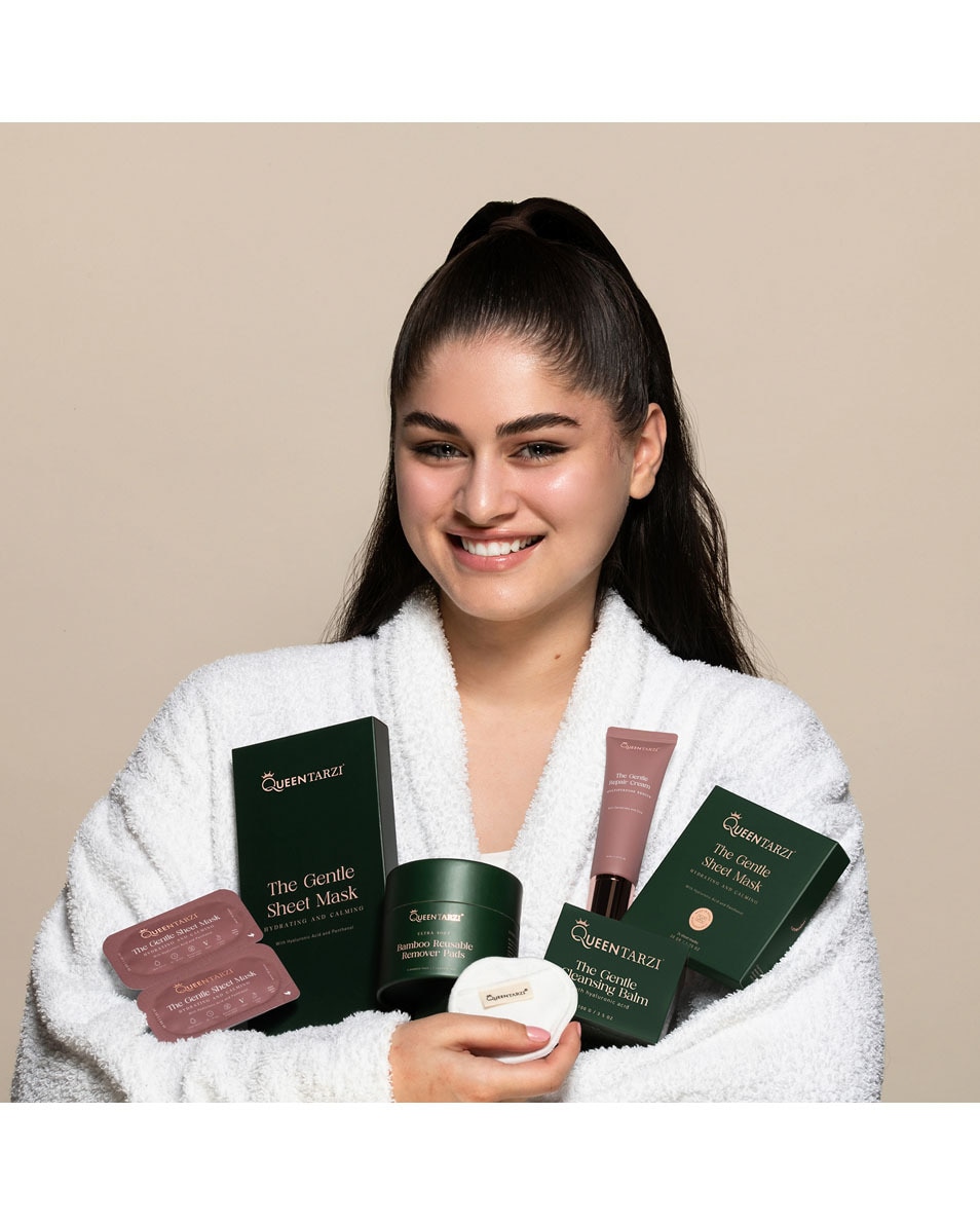 QUEEN TARZI NATURAL GLAM THE GENTLE SHEET MASK 2 ST 4