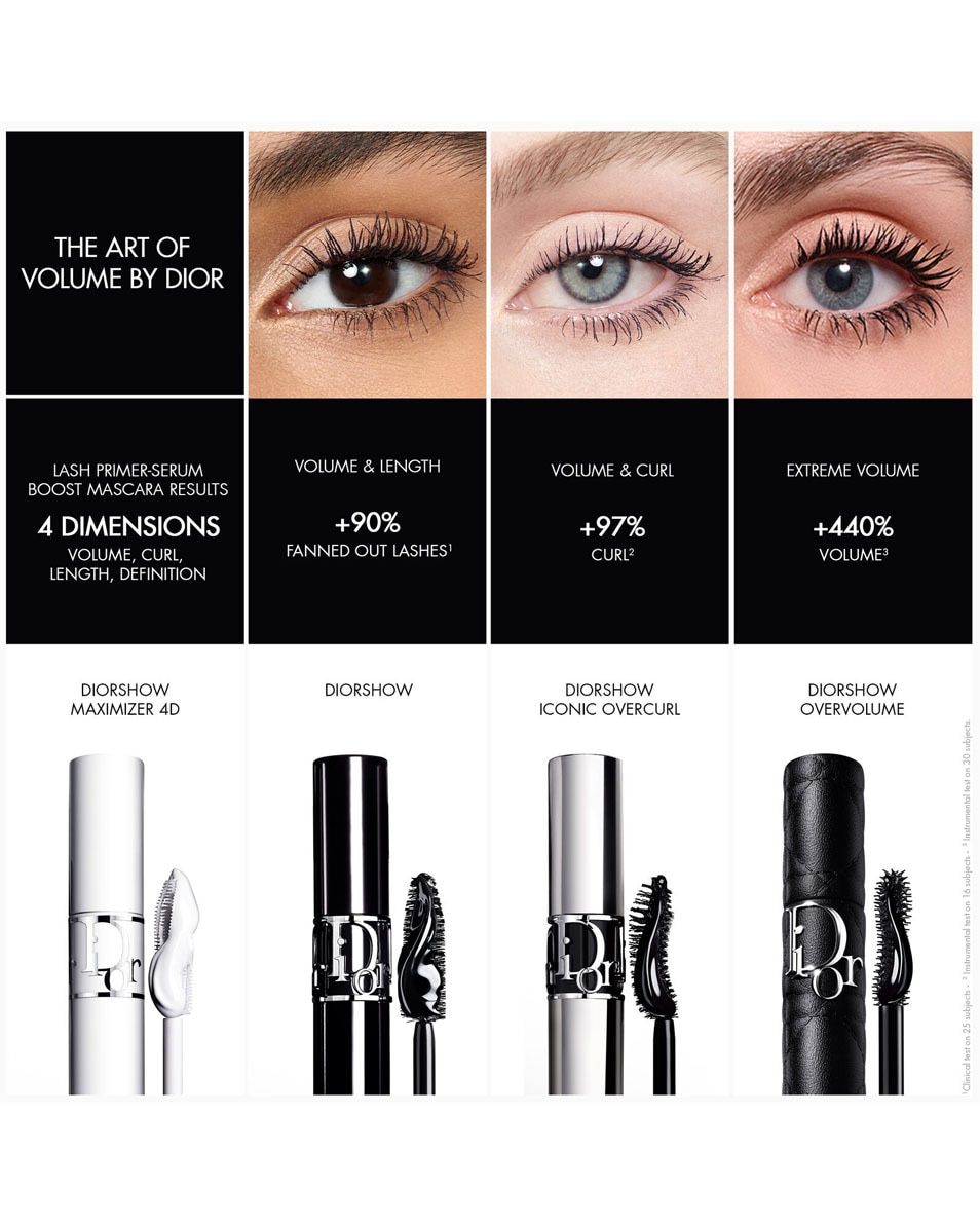 DIOR Diorshow Overvolume Mascara Mascara volume extr me - tenue 24h - d finition cil- -cil 090 Overblack 4