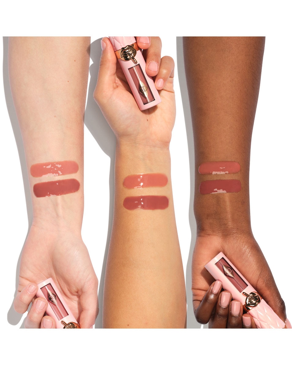 CHARLOTTE TILBURY Big Lip Plumpgasm Lip Gloss PILLOW TALK MEDIUM 4