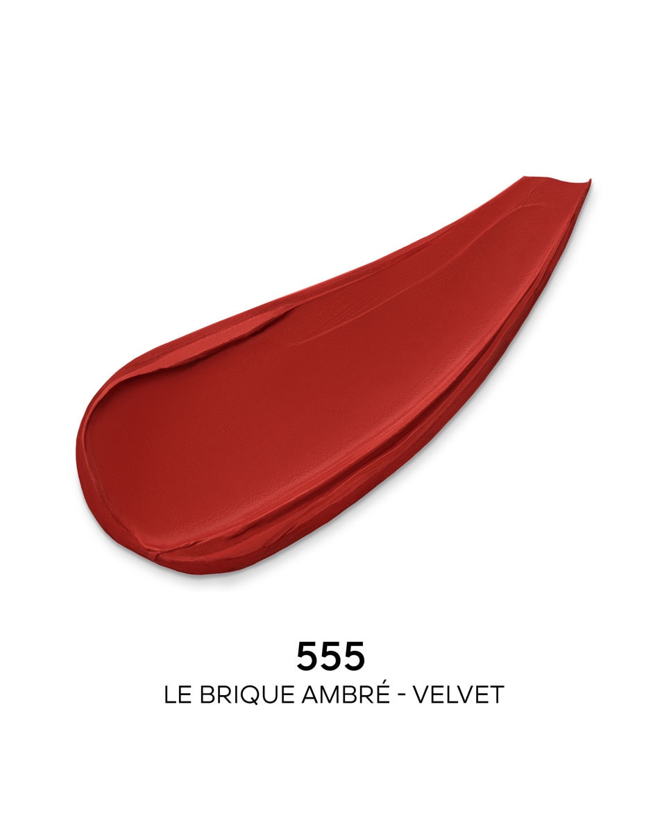 GUERLAIN ROUGE G De navulling - De personaliseerbare, uiterst verzorgende lipstick 555 LE BRIQUE AMBRÉ – VELVET 4