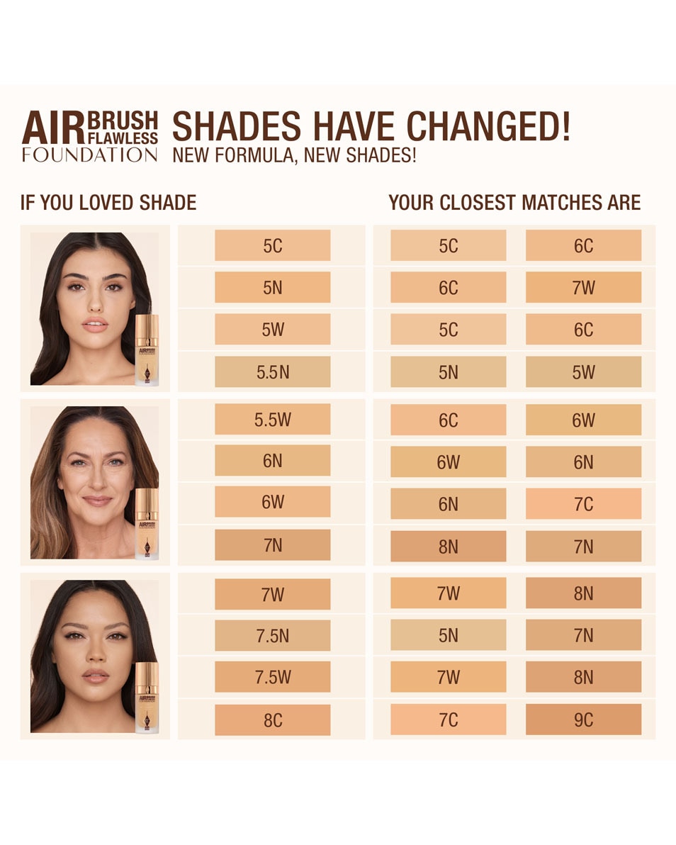 CHARLOTTE TILBURY Airbrush Flawless Foundation 8 WARM 3