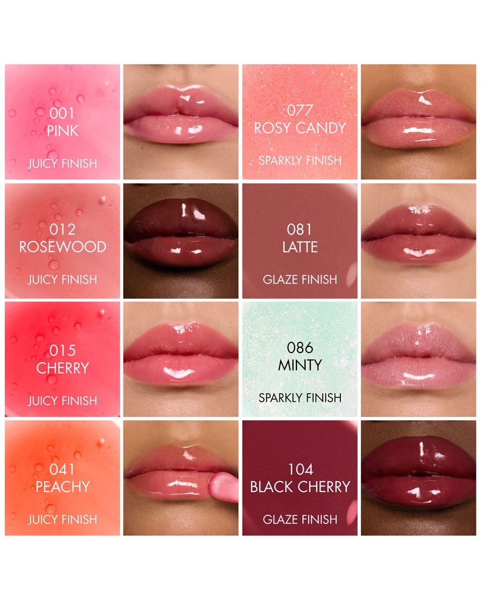 DIOR Dior Addict Lip Glow Oil Lipolie - 24u hydratatie - 3 ultra-glanzende finishes 104 Black cherry - Glaze 4