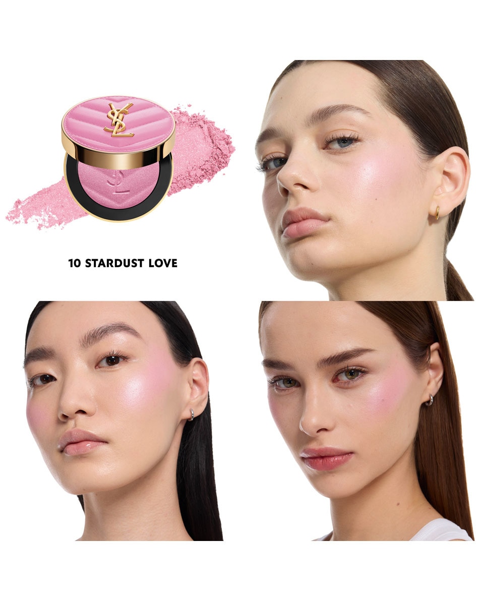 YVES SAINT LAURENT Make Me Blush Bold Blurring Blush En Poudre - Fard À Joues Ultra-Sensoriel Et Soyeux - Fini Pailleté 10 - Stardust Love 4