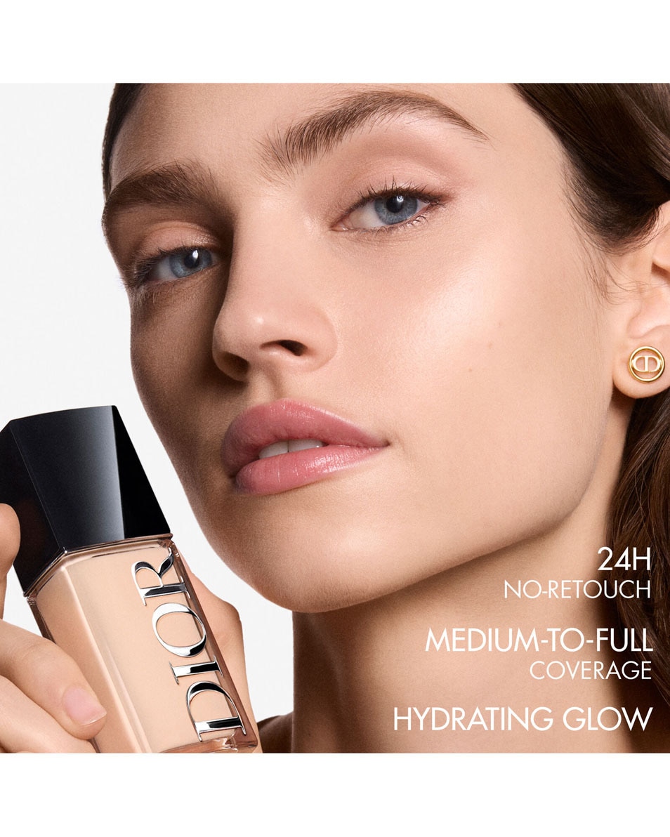 DIOR Dior Forever Skin Glow - Glow Foundation Fond de teint éclat - tenue 24h et hydratation 48h 2WO Warm Olive 4