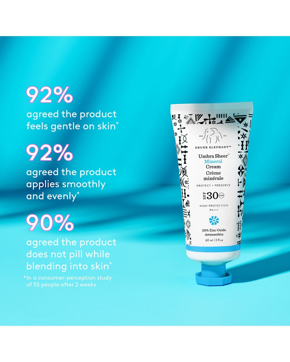 DRUNK ELEPHANT Suncare Umbra Sheer Mineral Cream SPF30 60 ML 4