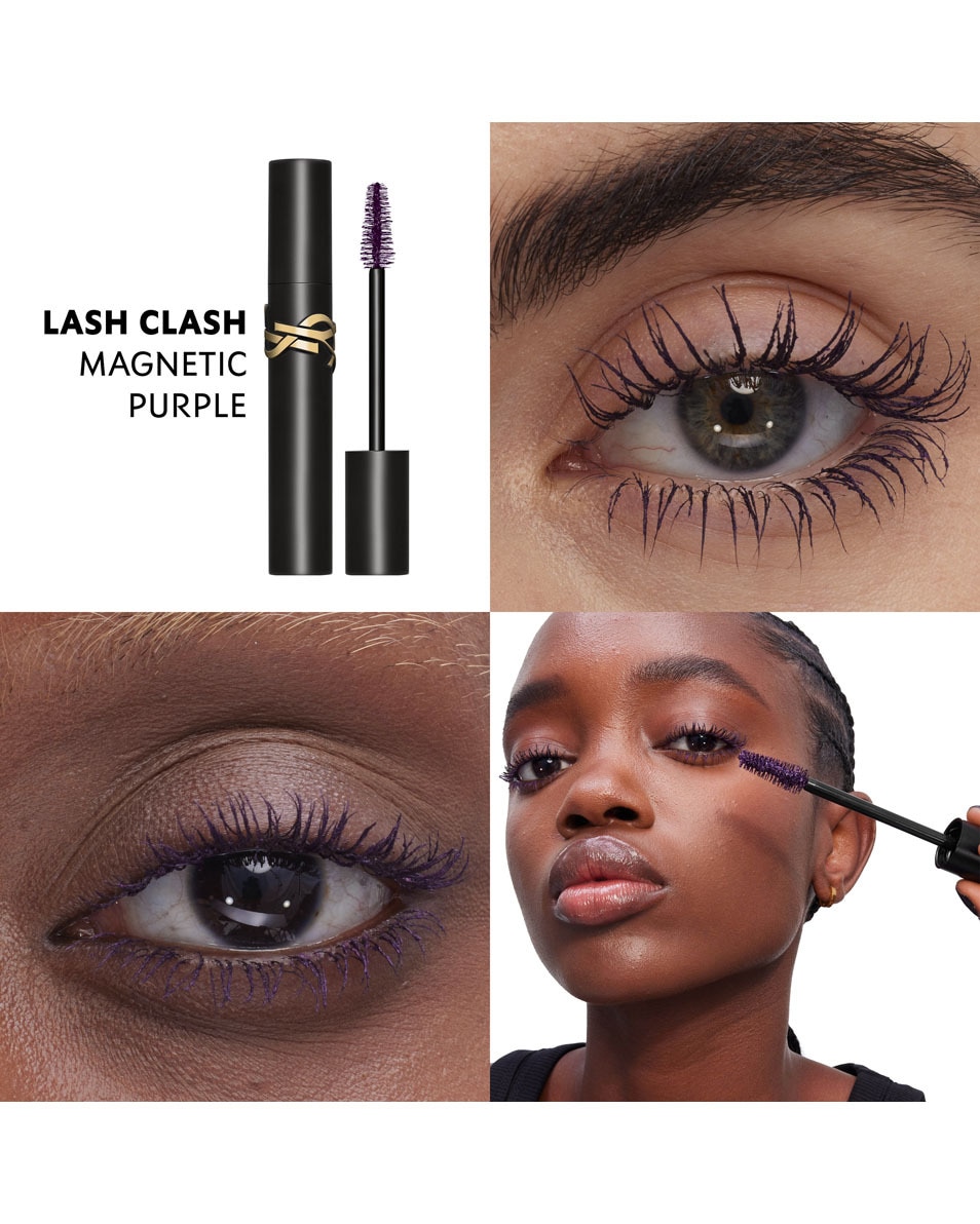 YVES SAINT LAURENT Lash Clash Mascara 07 Magnetic Purple 4