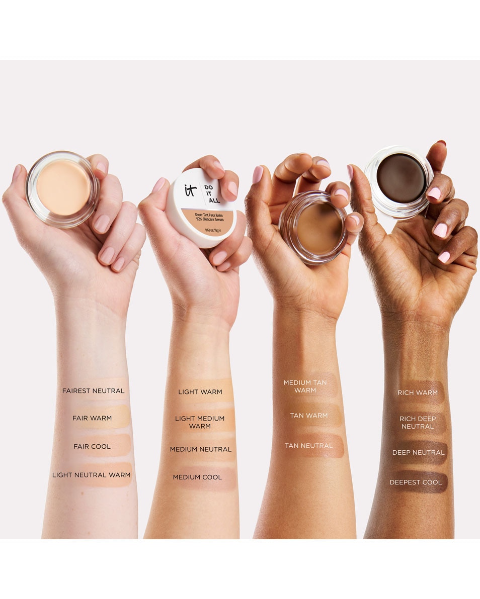 IT COSMETICS Do-It-All Sheer Tint Face Balm Medium Neutral 4