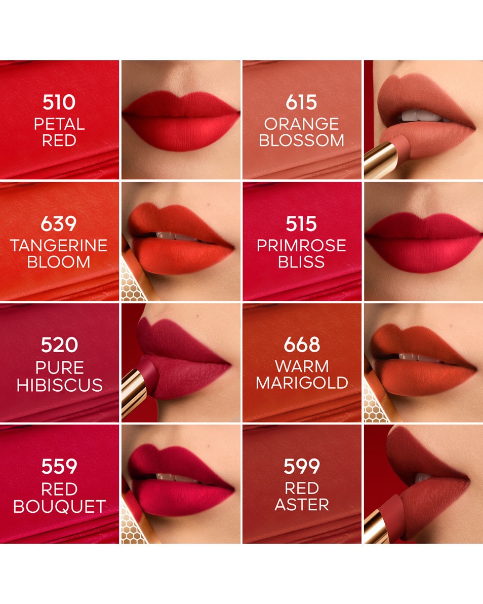 GUERLAIN Kiss Kiss Honey-Infused Intense Lipstick 668 WARM MARIGOLD 4