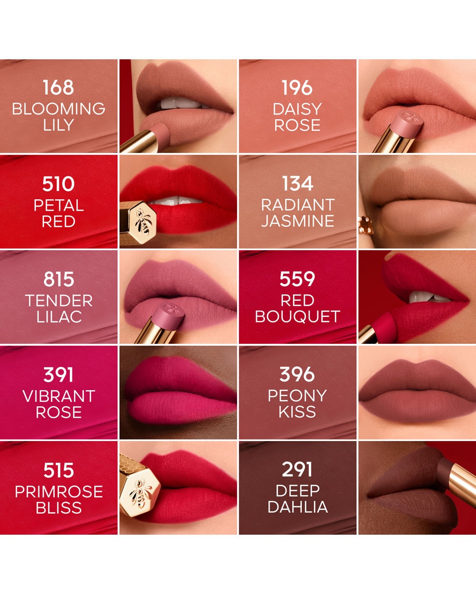 GUERLAIN Kiss Kiss Honey-Infused Intense Lipstick 510 PETAL RED 4