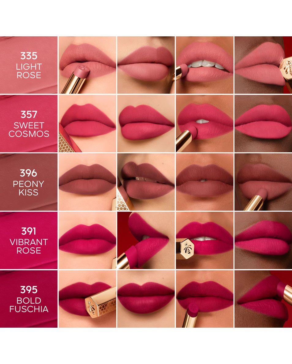 GUERLAIN Kiss Kiss Honey-Infused Intense Lipstick 357 SWEET COSMOS 4
