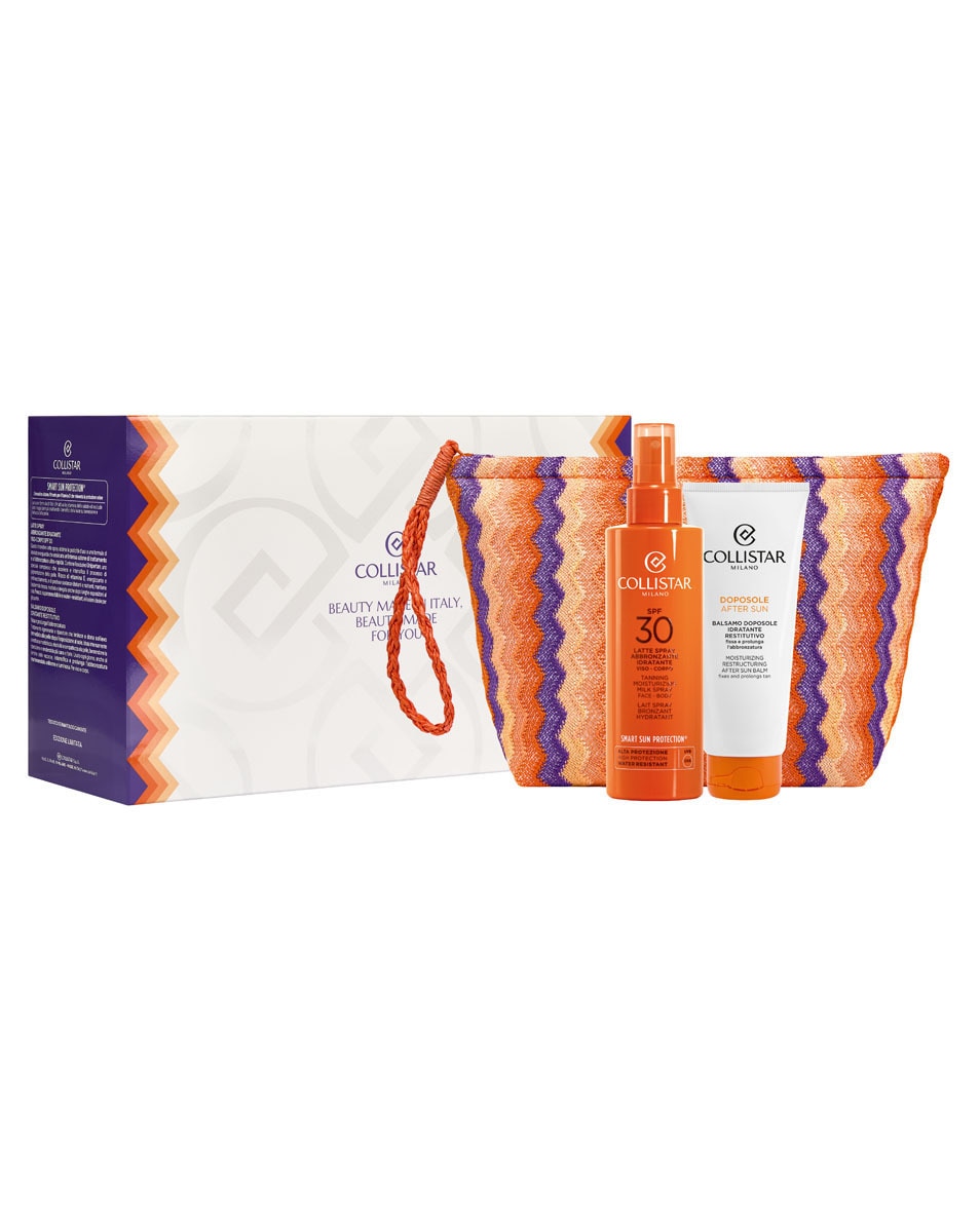 COLLISTAR Spring Set Tanning Milk Spray SPF30 + After Sun Balm + Bag 3 ML 4