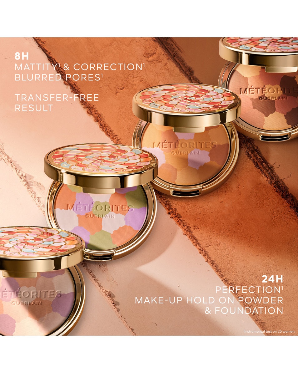 GUERLAIN Météorites MATTEREND EN FIXEREND COMPACT POEDER 01 TRANSLUCENT / TRANSLUCIDE