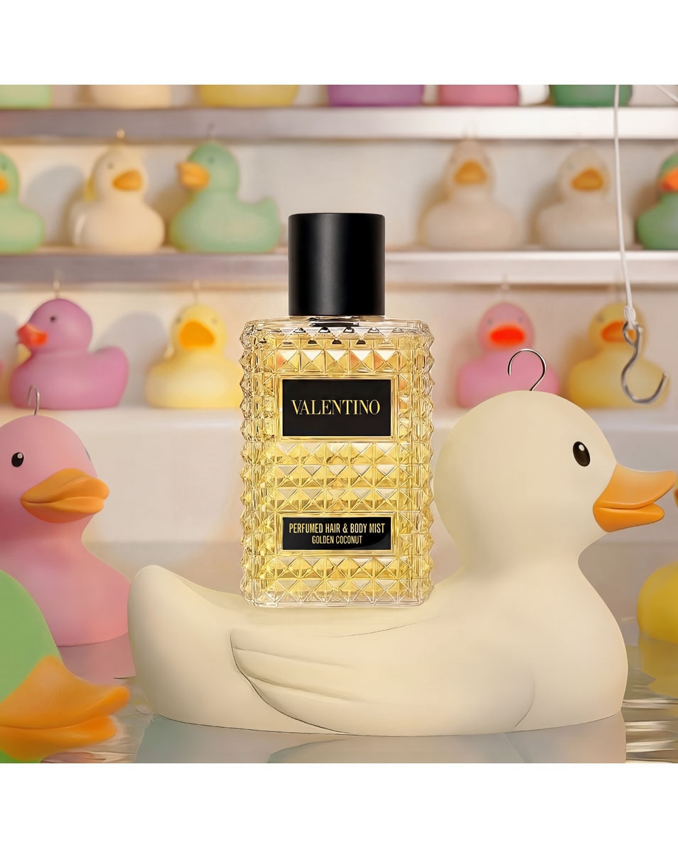 VALENTINO Born in Roma Golden Coconut Hair & Body Mist – Bloemig kokosparfum voor dames 100 ML
