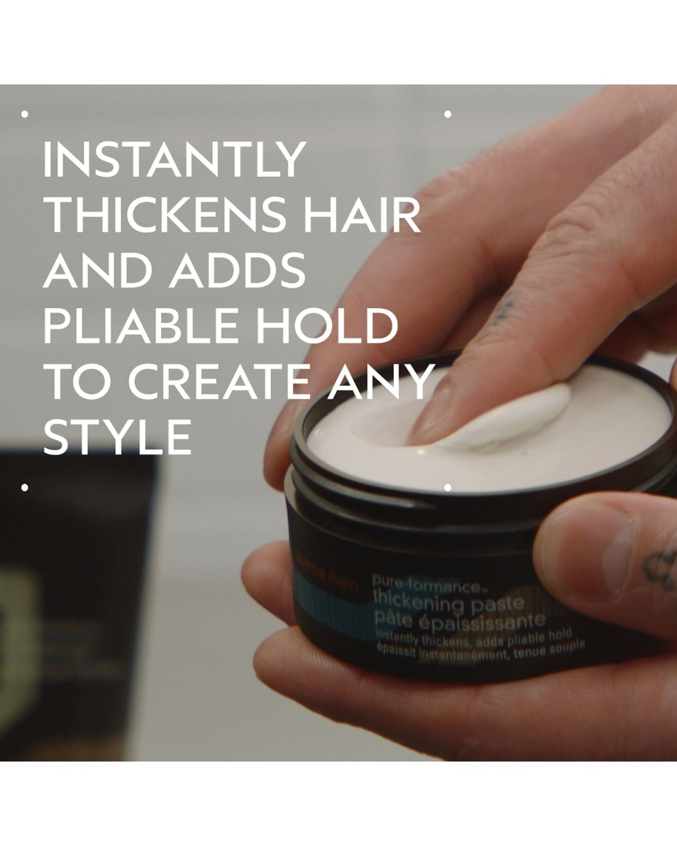 AVEDA Men Pure-Formance Thickening Clay Haarpasta voor volume en flexibele hold 75 ML 4