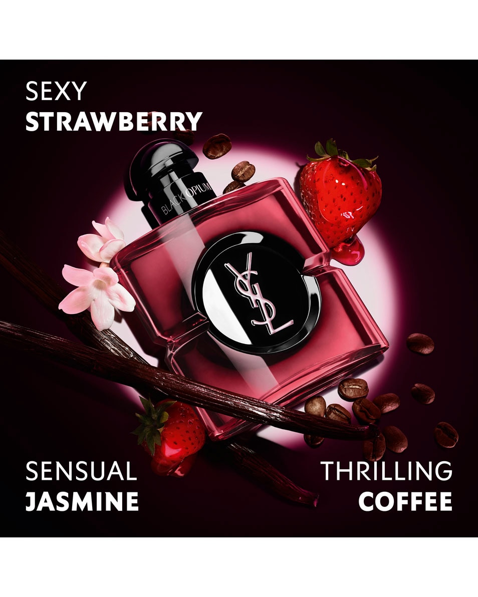 YVES SAINT LAURENT Black Opium Eau De Parfum Pink Glaze - Parfum Ambré Fruité Pour Femmes 50 ML