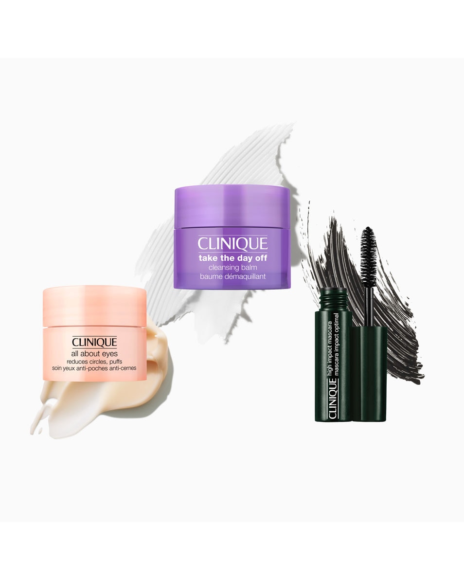 CLINIQUE All About Eyes Oogverzorgings‑ & mascaraset 3 ST 4