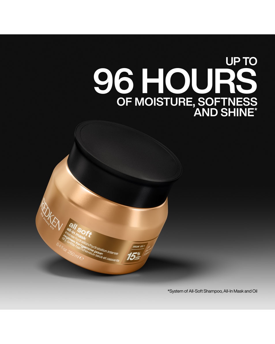 REDKEN All Soft All-in-Mask Masque pour cheveux secs et cassants 250 ML