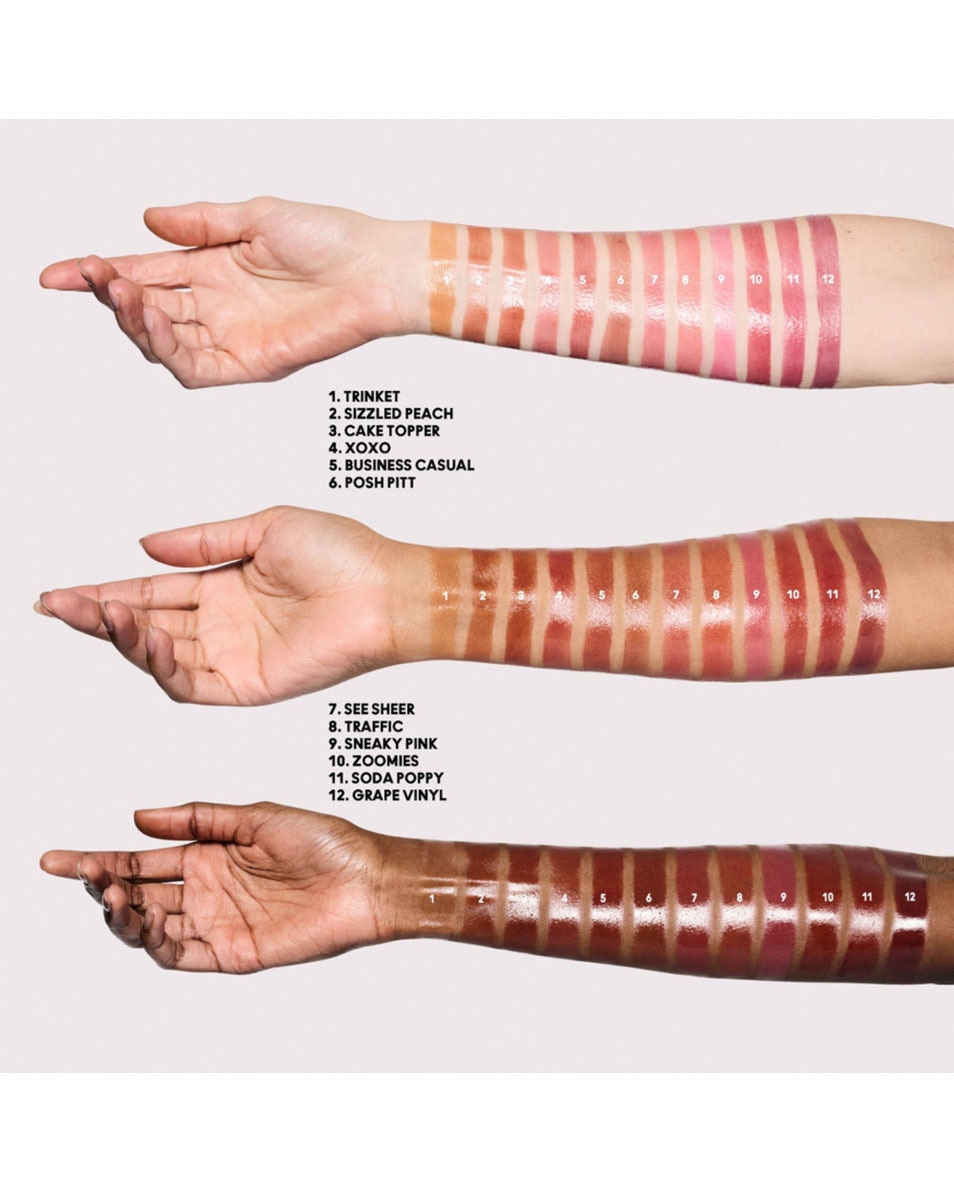 M.A.C Lustreglass Stainglass Lip Tint Encre à lèvres hydratante longue tenue TRAFFIC 4