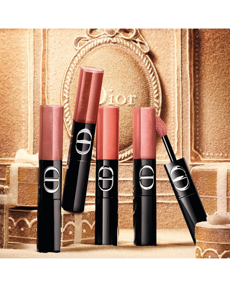DIOR Rouge Dior Sequin Liquid Duo - Limited Edition Vloeibaar lippenstiftduo 973 Sweet Spice 4