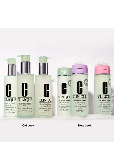 CLINIQUE ALL ABOUT CLEAN™ LIQUID FACIAL SOAP MILD - SKIN TYPE 2 CLEANSER - DROGE TOT GEMENGDE HUID - 3-STEP SYSTEM 200 ML