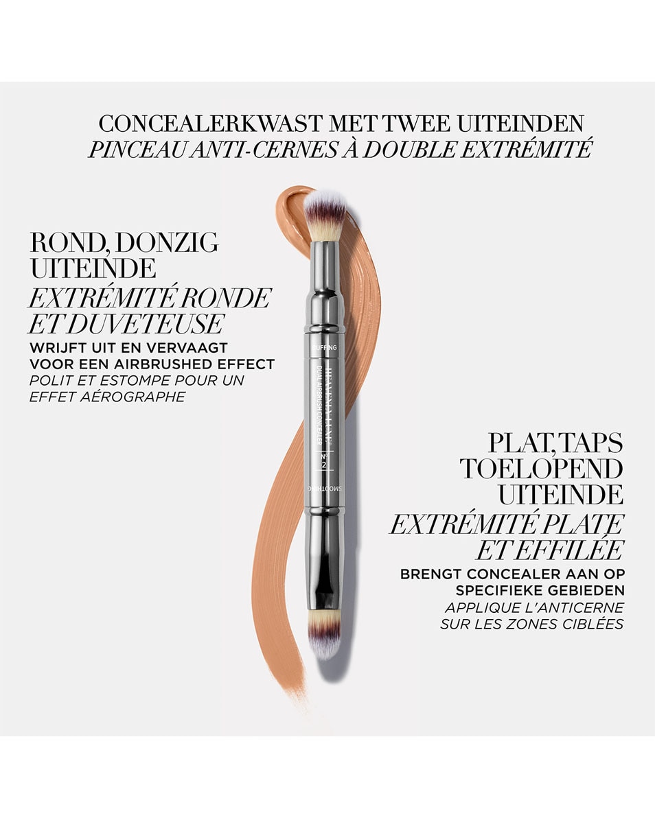 IT COSMETICS HEAVENLY LUXE™ DUAL AIRBRUSH CONCEALER BRUSH #2 CONCEALER BORSTEL 1 ST 5