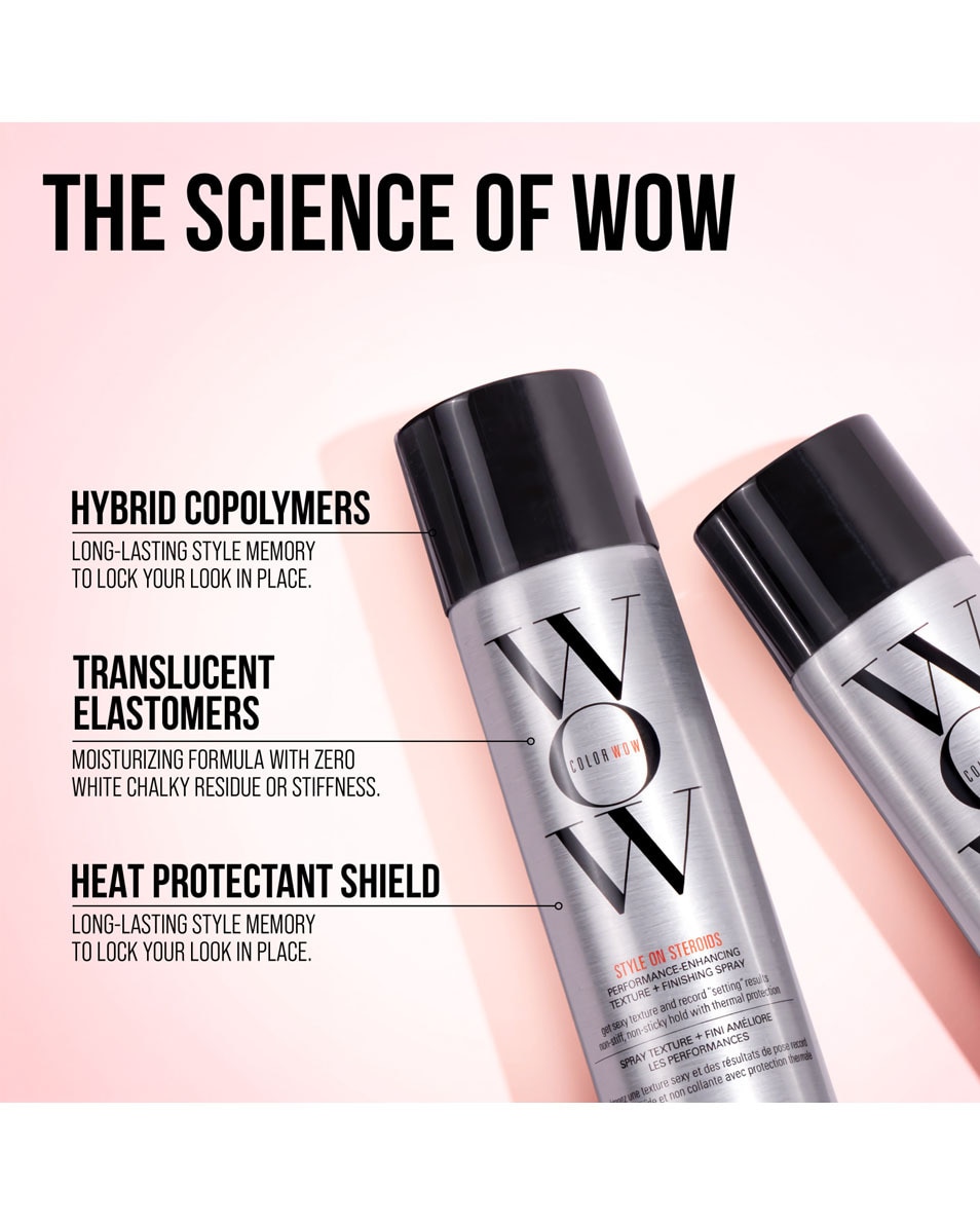 COLOR WOW Style On Steroids Stylingspray- Voor Fijn, Futloos Haar Zonder Volume 250 ML 5