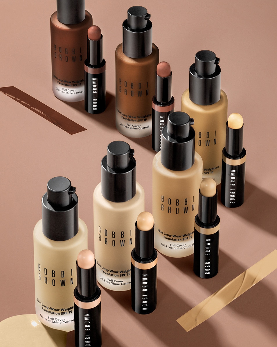 BOBBI BROWN SKIN LONGWEAR WEIGHTLESS FOUNDATION SPF15- MATTE FINISH- 16U LANGHOUDEND COOL WALNUT 5