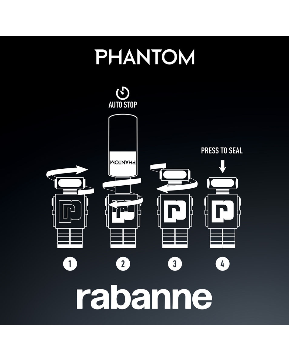 RABANNE PHANTOM EAU DE TOILETTE REFILL BOTTLE 200 ML 5