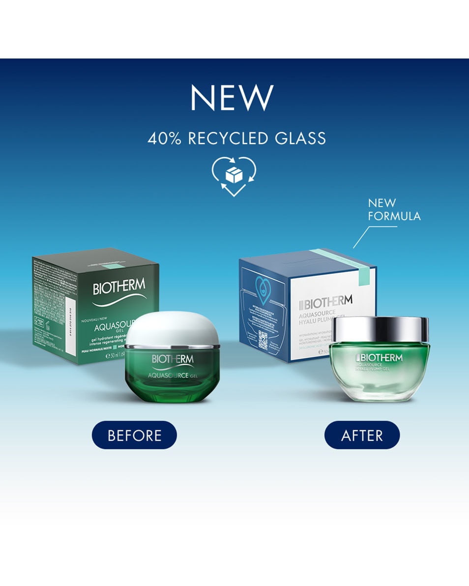 BIOTHERM Aquasource Hyalu plump gel crème de jour hydratante 75 ML 5