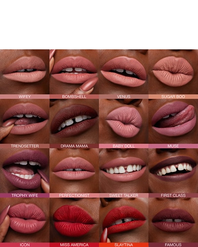 HUDA BEAUTY LIQUID MATTE ULTRA-COMFORT TRANSFER-PROOF LIPSTICK DRAMA MAMA