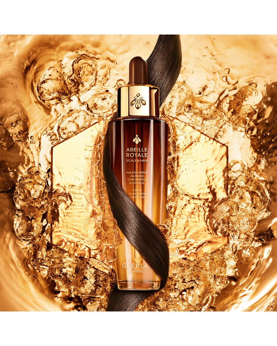GUERLAIN ABEILLE ROYALE HUILE-EN-SÉRUM JEUNESSE CUIR CHEVELU ET CHEVEUX 50 ML 5