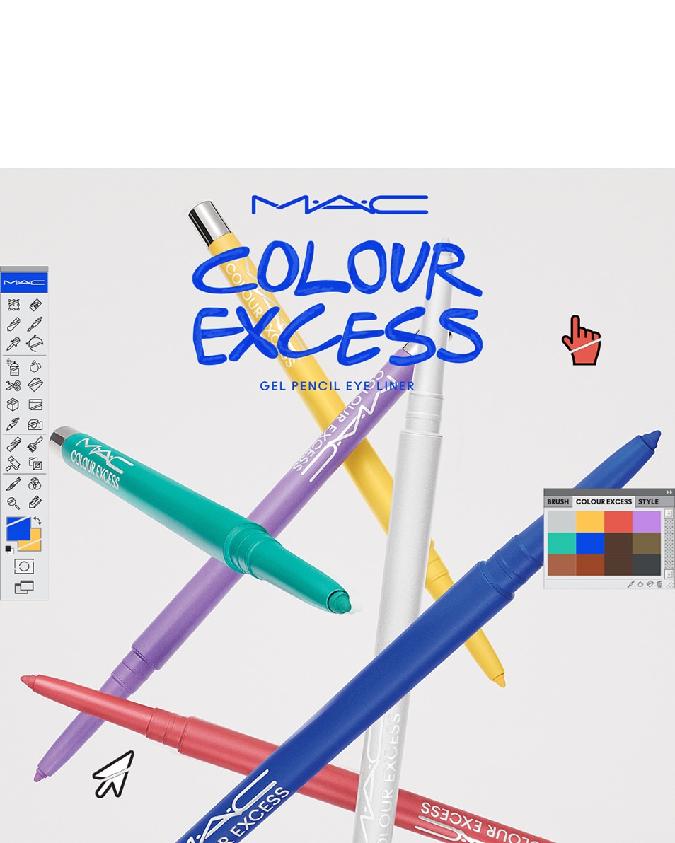 M.A.C COLOUR EXCESS GEL PENCIL EYELINER WATERPROOF OOGPOTLOOD - 24U LANGHOUDEND Nudge Nudge, Ink Ink 5