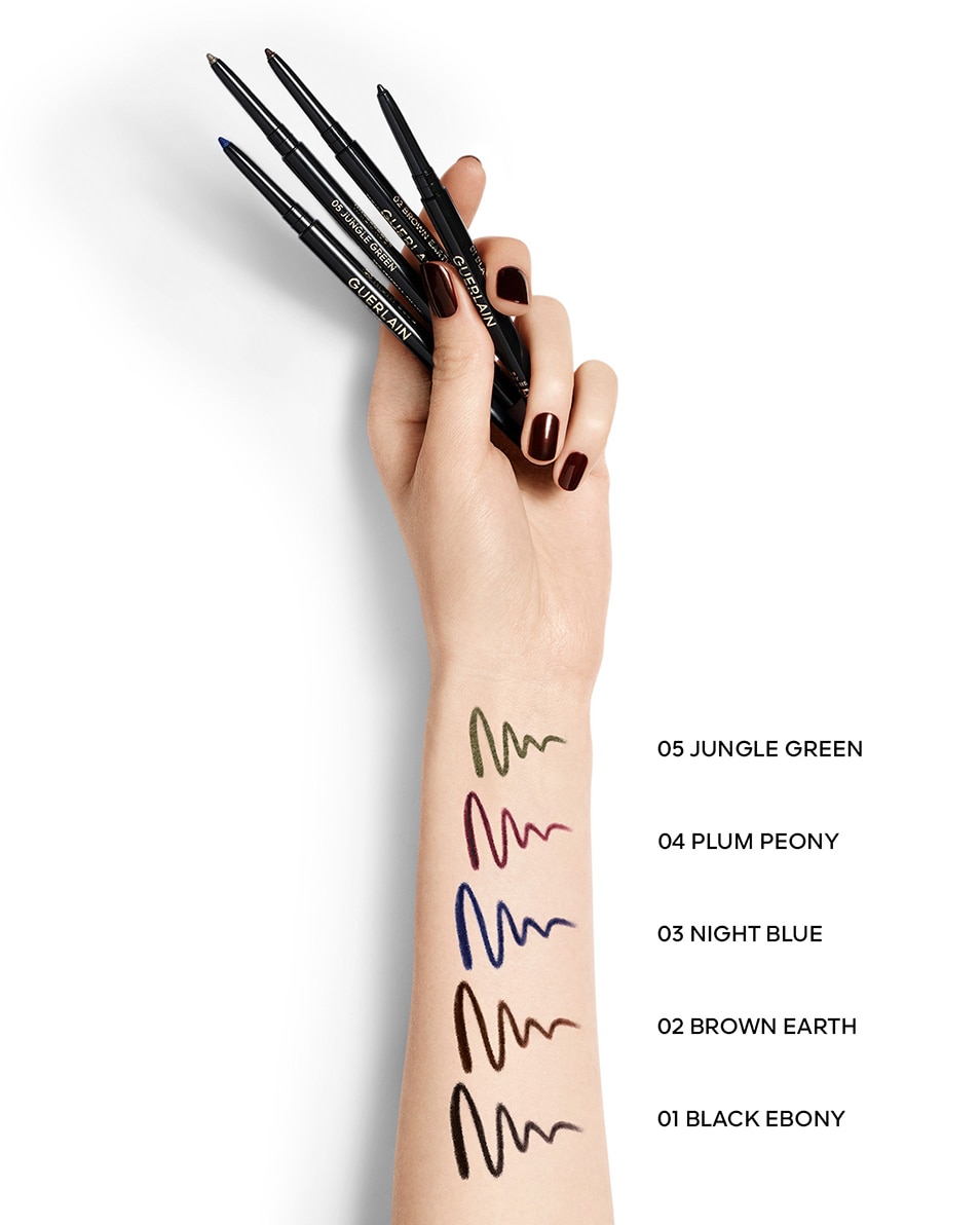 GUERLAIN The Eye Pencil Intense kleur, langhoudend en waterproof 02 Brown Earth 5