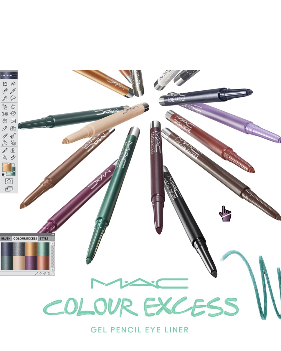 M.A.C COLOUR EXCESS GEL PENCIL EYELINER WATERPROOF OOGPOTLOOD - 24U LANGHOUDEND Hell-Bent 5